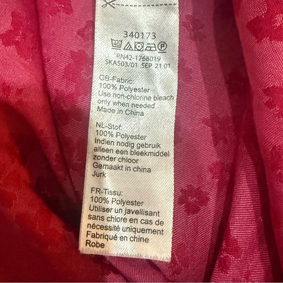 Monsoon Romantic Dreamy Fuchsia Long Sleeve Dress - Picture 6 of 6